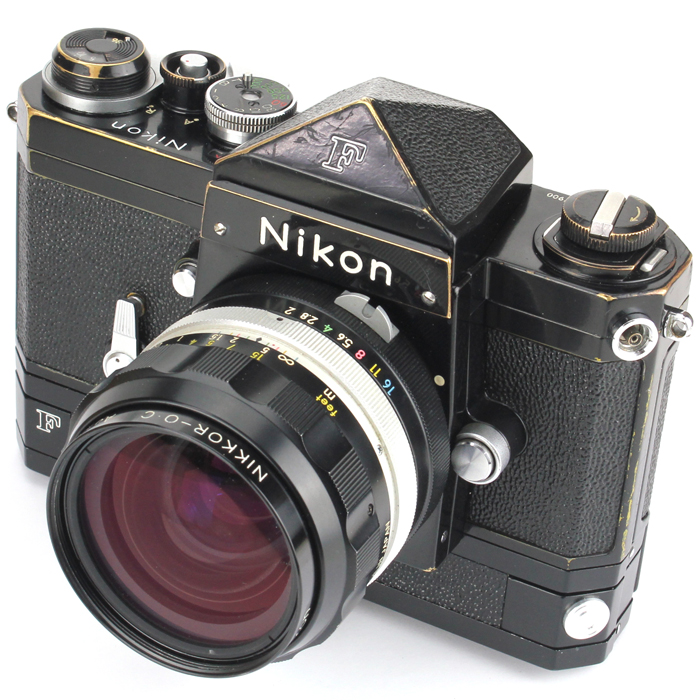 チャンプカメラ | ニコン(NIKON) F アイレベル 黒 トリガーワインダー AN35mmF2付 | デジタルカメラ,中古カメラ,レンズ